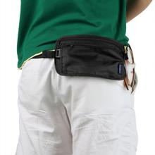 1pcs Hot Worldwide Travel Pouch Zippered Waist Compact Security Money Waist Belt Bag
