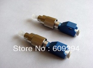 Free Shipping Good Quality  5 pieces/lot  FC male to LC female  Fiber Optical Adapter SM Simplex Fiber