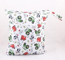 Washable Reusable Cloth Nappy Wet Bag Waterproof Swim Sport Travel Carry bag Big Size 36X28cm Diaper