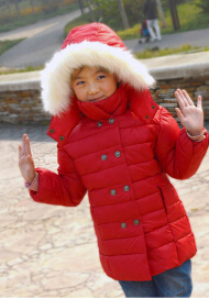 Winter baby girls clothing coats,children's down jackets outerwear long,kids warm casual hooded jackets fo girl,free shipping120