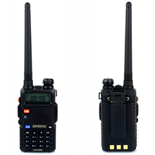 2 PCS Baofeng Pofung UV-5R Walkie Talkie UV-5R 5W FM Radio 128CH VHF + UHF VOX Dual Band Two Way Radio A7108A Free earpiece