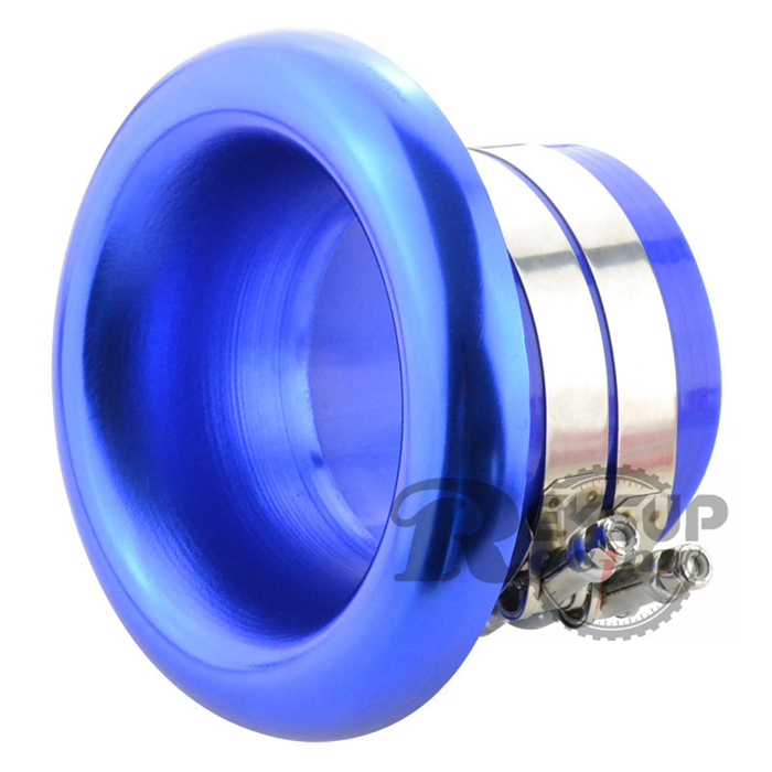 3Inch Inlet Aluminum Racig Blue Universal Air Intake Funnelin Air