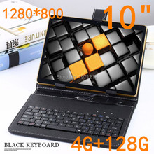 10 inch 3G 4G LTE tablet pc Octa core 1280*800 5.0MP 4GB 128GB Android 5.1 Bluetooth GPS tablet 10 with keyboard