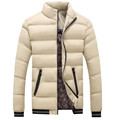 2016 Men casual warm Jackets solid thin breathable Winter Jacket Mens outwear Coat Lightweight parka 4