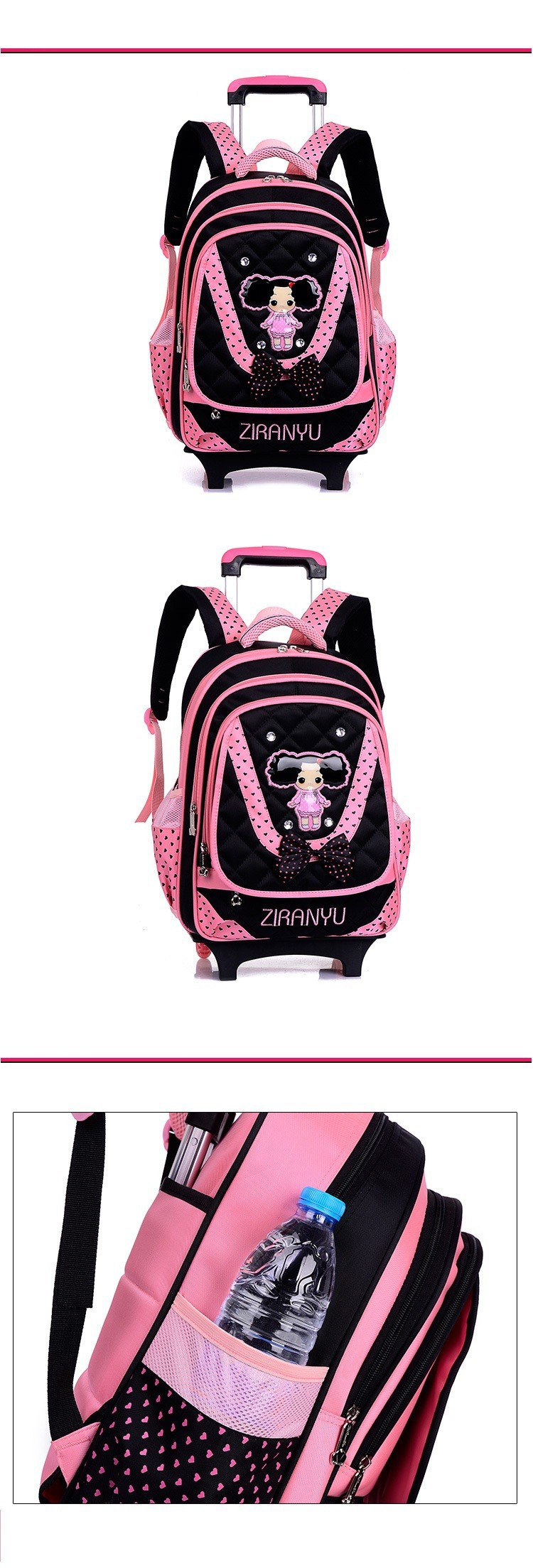 kids-wheeled-school-backpack-children-school-trolley-backpack-carton-pattern-rolling-luggage-kids-detachable-and-orthopedic-5