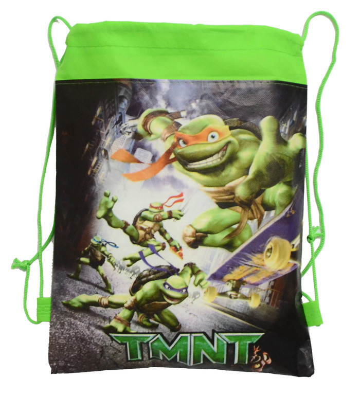 1pic Teenage Mutant Ninja Turtles School Bags Teenage Mutant Ninja Turtles Kids Drawstring Backpack& Bag For Kids (5)