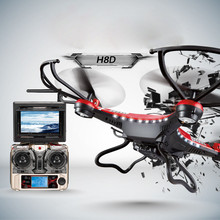 Best seller Free Shipping H8D 6-Axis Gyro 5.8G FPV RC Quadcopter Drone HD Camera With Monitor