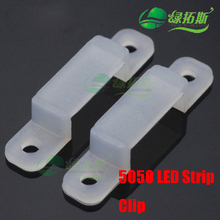 20pcs/lot 5050 strip clip for LED silicon gel strip/tube type strip clip  holder for fixing flexiable 5050 led strip