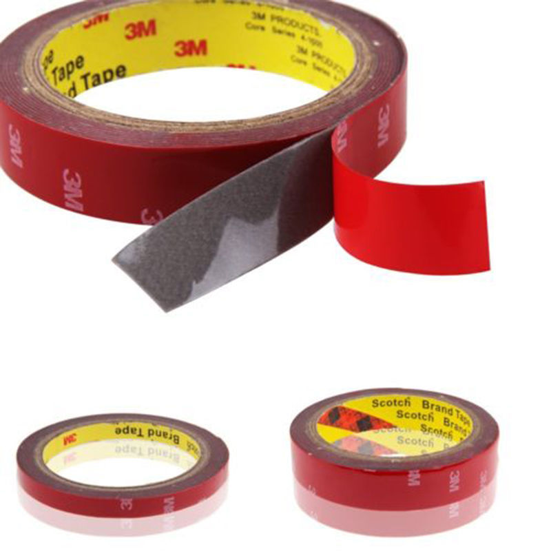 Hot 1 Roll 1cm width Auto Acrylic Plus Double Sided Attachment Tape Car Truck Van Free Shipping #157