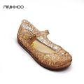 Mini Melissa Crystal Shoes 2017 New Children Mesh Hole Shoes Melissa Girls Jelly Shoes Sandals Crystal