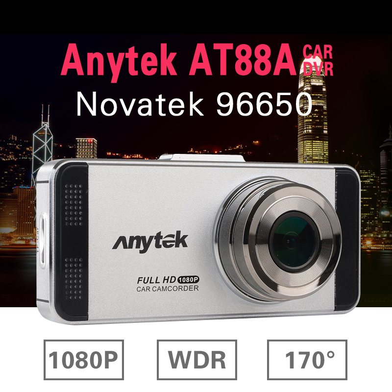 Anytek AT88A Car DVR Novatek 96650 Car Camera Video Recorder HD 1080P G-sensor Night Vision Dash Cam Anytek AT88A Car DVR Novatek 96650 Car Camera Video Recorder HD 1080P G-sensor Night Vision Dash Cam