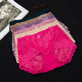 New Embroidery lace Lady Knicker briefs Sexy panties thong Women Underwear G Strings Thongs Open Crotch