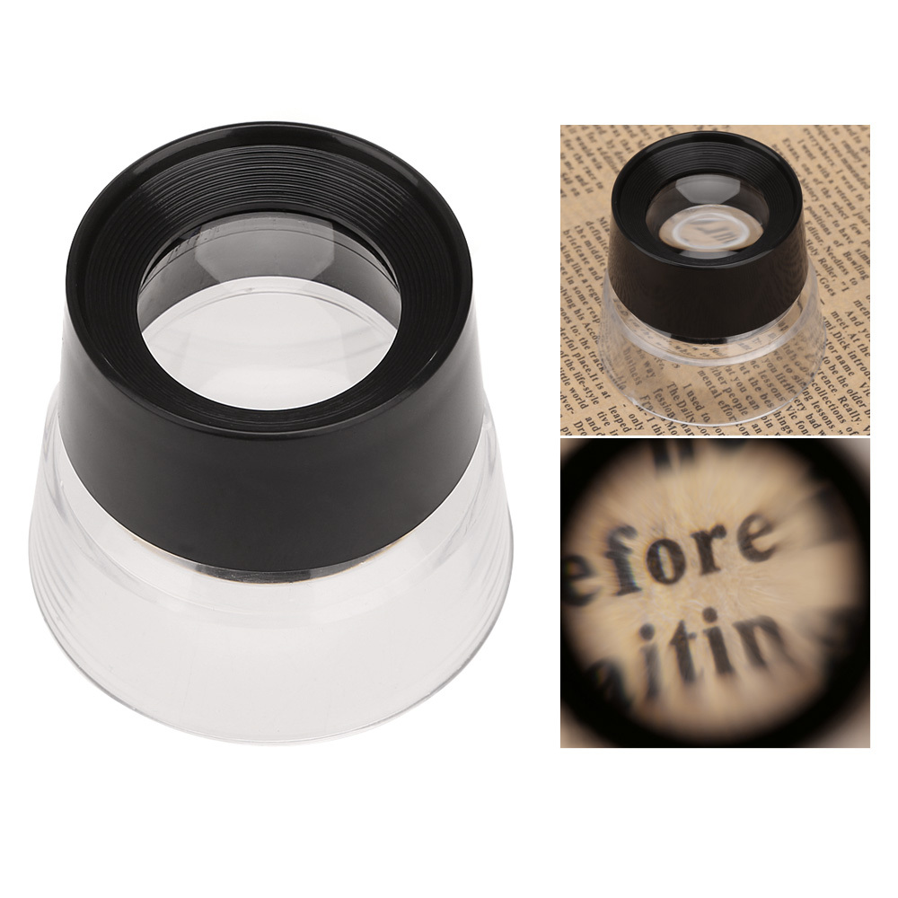 10X Multifunctional Cylinder Eye Magnifier Magnification Loupe Lens Magnifying Glass Tool Lupa for Jewelry Watch Coin