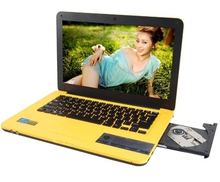 13″3 16:9 Laptop Computer with Celeron 1037U Dual Core 2G Ram & 320G HDD Bulit-in DVD-RW 1.3MP Webcam HDMI Windows 7 Notebook