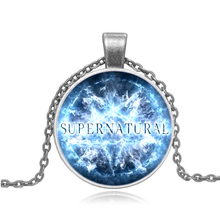 2016 New Design Supernatural Jewelry Cool Round Pentagram Photo Glass Dome Pendant Necklace