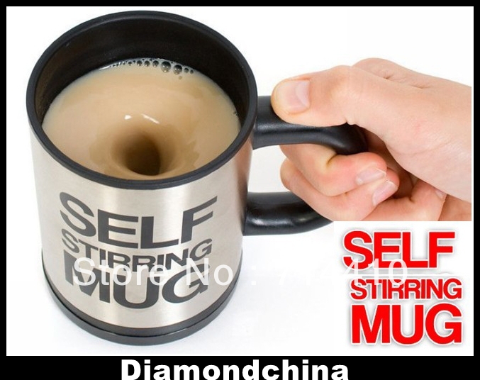 Fast Delivery Originality Automatic Self Stirring Coffee Cup Coffee Mug Stainless Electic Coffee Mug Retail Packaging