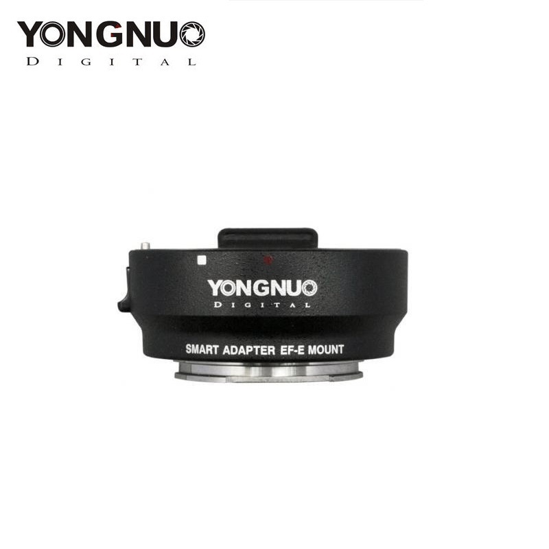 NEW YONGNUO Smart Lens Adapter EF-E Mount for Canon EF Lens to Sony NEX Smart Adapter Mark III (Black) EF to E-Mount