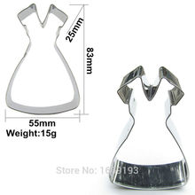 Direct Selling,Little Princess Dress Shape Cake Decorating Fondant Cutters Tools,Clothing Cake Cookie Biscuit Baking Molds