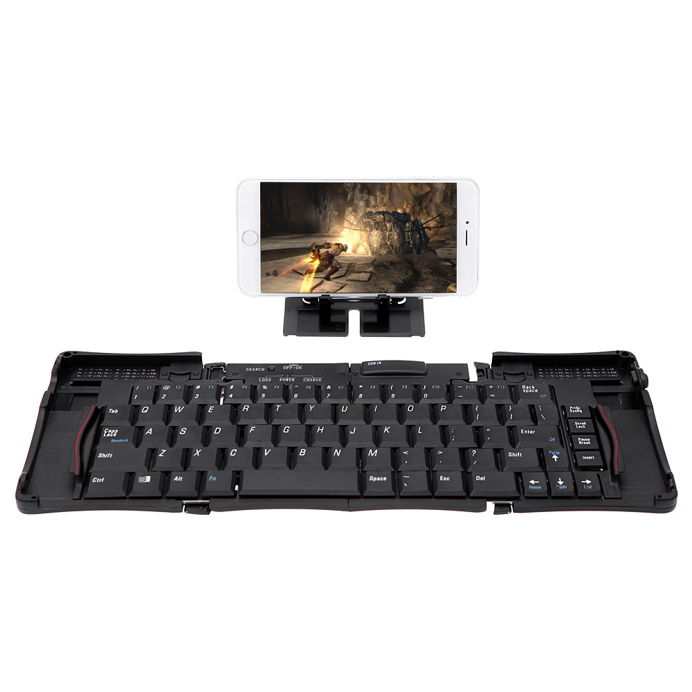 Mini Foldable Keyboard Wireless Bluetooth 3.0 Keyboard for iPhone iPad