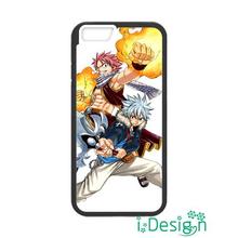 Fit for Samsung Galaxy mini S3/4/5/6/7 edge plus+ Note2/3/4/5 back skins cellphone case cover Anime Fairy Tail