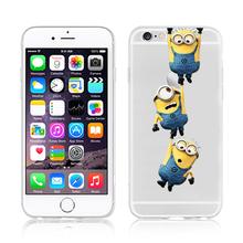 2015 New Fashion Despicable Me Yellow Minion Design Case cover For iphone 6 4 7 inch