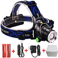 High Power LED Headlamp CREE XML T6 XM L2 Rechargeable Headlight Head Torch For Hunting 18650