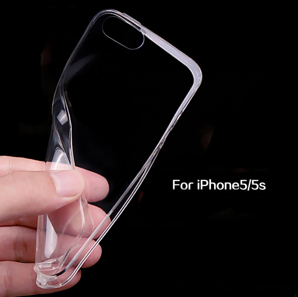 For iPhone 5S Soft Clear Cases 0.33MM Super Slim T...