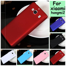 Oil-coated rubberized Ultra thin Slim Matte Hard Case for Xiaomi Redmi 2 Red rice 2 Hongmi 2S Mobile Phone Protective Cover