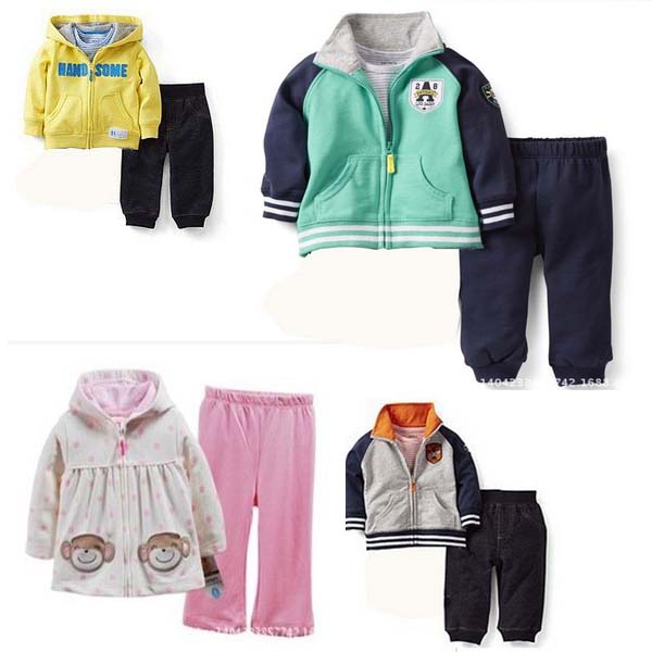Carters 2015 baby girls boy carters Letter clothing set newborn clothing set baby designers clothes