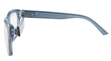 R045 Grey Polycarbonate Large Lens Nearly Invisible Line Bifocal Glasses Readers Men 0 50 0 75