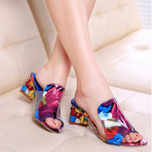 2016 New Fashion Casual Wedge Women Sandals Shoes Fish Head Thick Big Yards Roman Sandals Thick