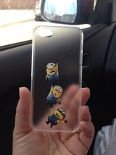 2015 New Fashion Phone Cases for iPhone 5 5s back hard cover with Minions series protective