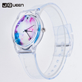 Transparent Clock Silicone Beautiful Color Jelly Novelty Watches Women Quartz Wristwatches Ladies Montre Reloj Mujer