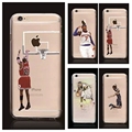 NBA Case for Iphone 7 7 plus Michael Jordan 23 LeBron James Harden Curry Kobe Bryan