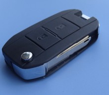Guaranteed 100 REPLACE case for Peugeot 206 207 2 Button Conversion Remote Flip Key Fob