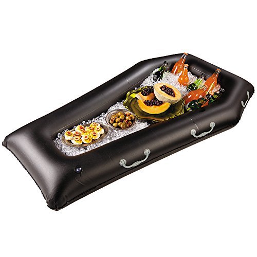 All Listings Morris Costume Party Supplies Halloween Black Inflatable Coffin Buffet Cooler.