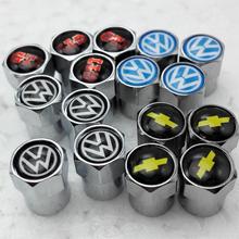 Excellent car Tire Valve Caps ase for Volkswagen Toyota Hyundai Alfa romeo volvo lada skoda mitsubishi
