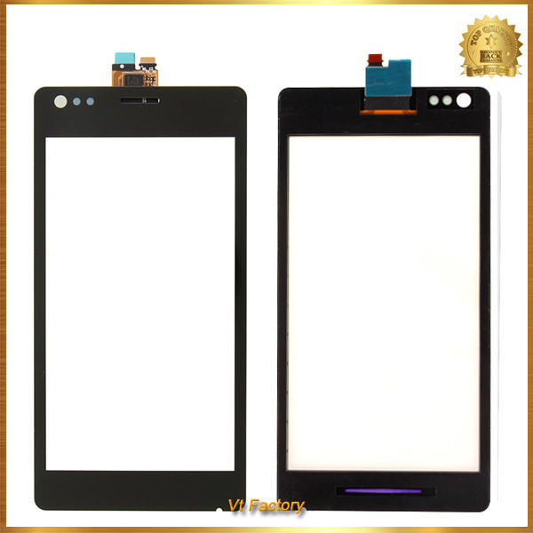 Black Touch Screen For Sony Xperia M C1904 C1905 LCD Digitizer Pannel Touchscreen Front Glass Sensor Feeling Lens Free Shipping