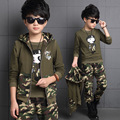 4 5 6 7 8 9 10 11 12 13 years Boys Autumn camouflage clothing set
