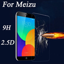 for Meizu mx2 MX3 MX4 MX5 MX6 pro 5 6 M2 M3 NOTE tempered glass screen protector 0.3mm 2.5D 9H hardness protective film case