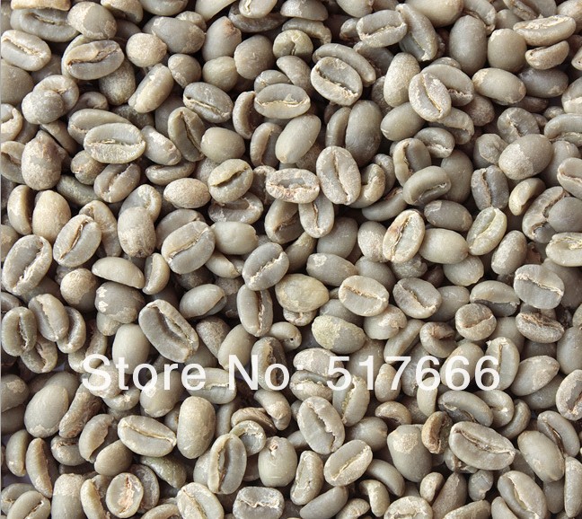 Free shipping 500g lot Yirgacheffe Ethiopian Green Coffee Beans Slimming Coffee