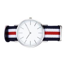 5 color bands silver case two movement casual good quality watches Hours men and women