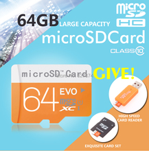 High Quality Real Capacity Memory Card 8GB 16GB 32GB 64GB Micro Sd Card Class10 TF Microsd Card Free Adapter Free Shipping