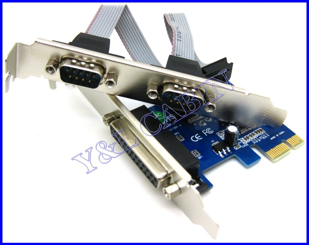 2 Port RS232 RS 232 Serial Port COM & DB25 Printer Parallel Port LPT to ...