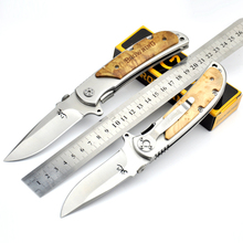 browning knife 338 big CAMPING HUNTING knife SURVIVAL POCKET KNIFE FOLDING BLADE knives 21 5cm Multifunctional