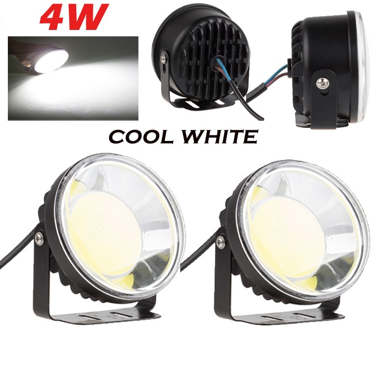 2pcs 4W COB LED Eagle Eye car styling Daytime Running lamp DRL Fog light Tail light