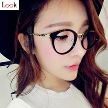 Hot Sale 2016 Retro Brand Round Computer Eyeglasses Fashion Eye Glasses Frames For Women Optical Myopia Frame Oculos De Grau