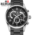 Sale Shipping Men s Sport Utility Chronograph 12 Colors Binger Top Brand Lot Dress Watch relogios