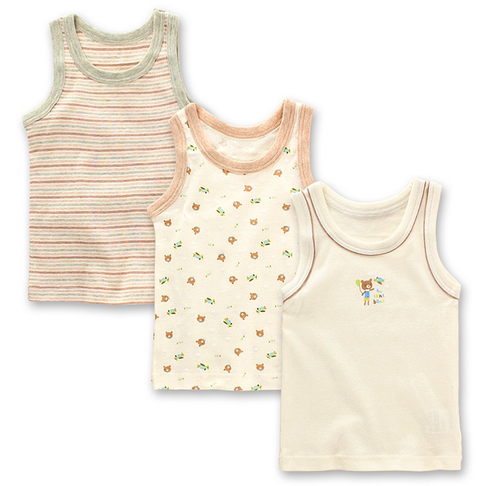 export quality boy cotton vest 3pcs pack hurdles vest bottoming breathable thin super soft sweat uptake