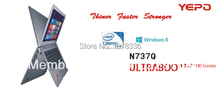 13.3 inch ultra thin laptop Intel Celeron 847 dual core win8 2GB 320GB 1.3MP camera WIFI Bluetooth netbook free shipping